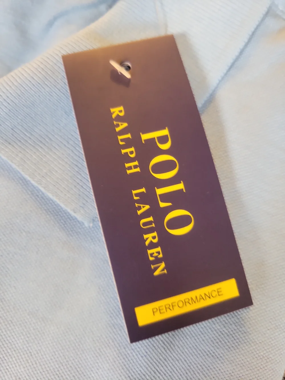 Brand New W Tags Polo Ralph Lauren Classic Fit Sky Blue Polo Shirt Size Medium
